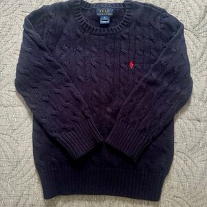 EUC- Polo by Ralph Lauren Boys Navy Sweater Size 5